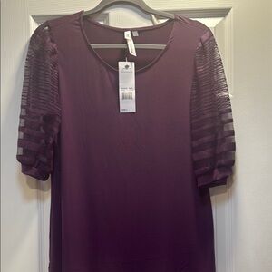 Elegant Purple Women's Top